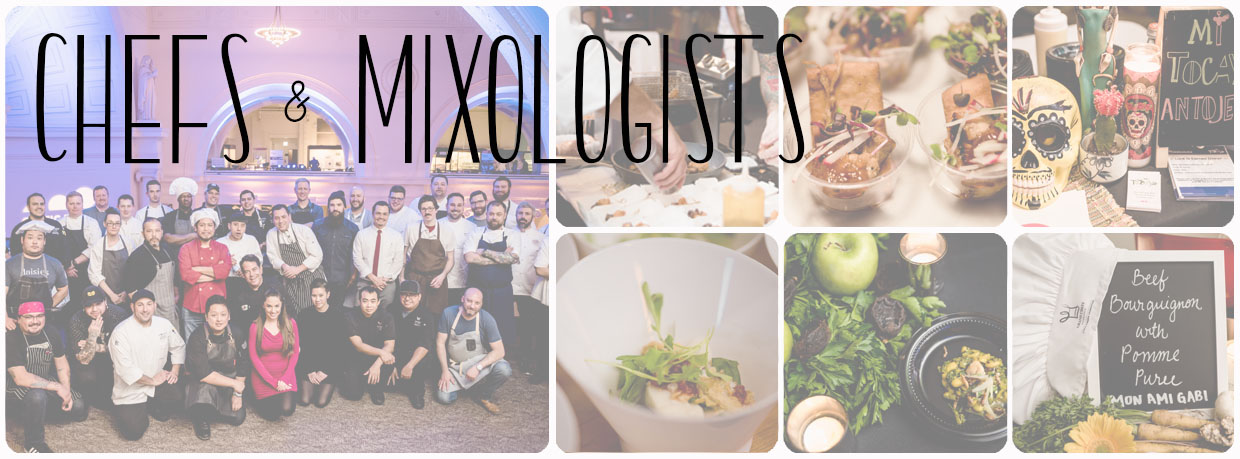 chefs and mixologists